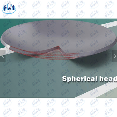 ASME 2 sampai 1 SS304 Kepala Bola Eliptik End Dish Dome Kepala Untuk Boiler PED