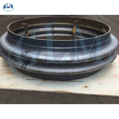 300x3mm Duplex Dish Ends Untuk Kapal Tekanan Jogged Kepala Elips