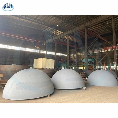10000mm Hot Formed Ellipsoidal Dish End Hemispherical Tank Heads Untuk Tangki Bahan Bakar ASME