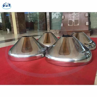 89mm Konik Tank Kepala Stainless Steel Dish Ends OHSAS18001