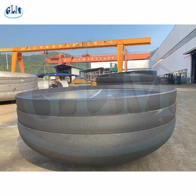 Cold Formed 10mm 89mm PED Dimensi Kepala Semi Elips Asme Elips