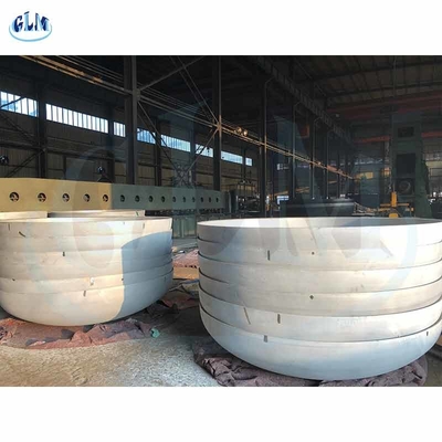 Cold Formed 10mm 89mm PED Dimensi Kepala Semi Elips Asme Elips