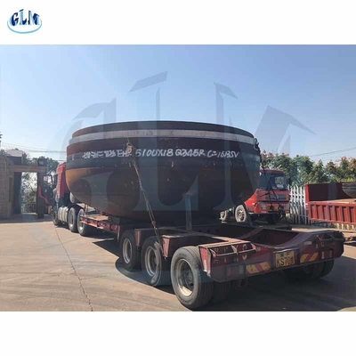 PED Bola Asme Flanged Dan Dished Kepala Untuk Boiler Pressure Vessels 2mm