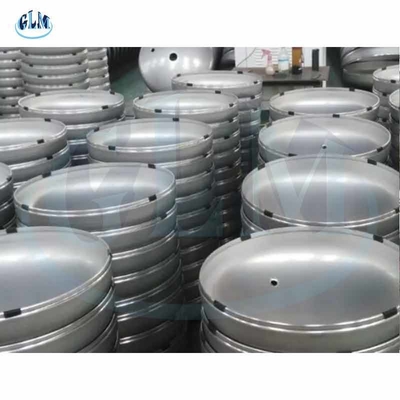 SS304 ASME 5000MM 40in Metal Tank End Caps Elliptical Dish End Untuk Pipe Fitting