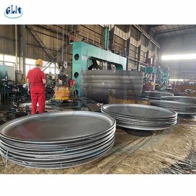 PED GB Eliptik Piring Kepala Kapal Tekanan Ujung Tangki Tutup ISO45001