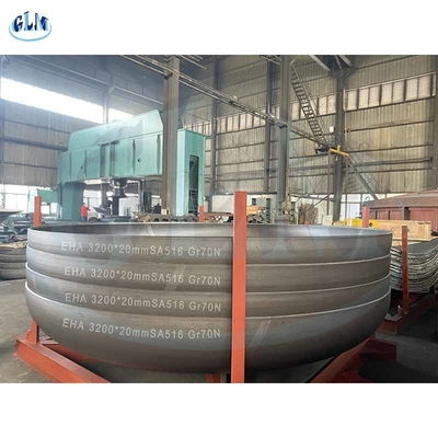 Asme 1000cm 2 To 1 Kepala elips Baja tahan karat Dish Ends Hot dibentuk