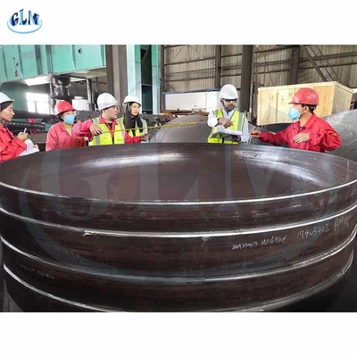 90mm 200mm Baja Karbon Ellipsoidal Piring Akhir Kapal Tekanan Piring Akhir SS316L