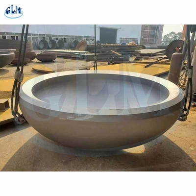 89MM 100MM Hot Pressing Semi-Eliptik Kepala ASME Kapal Tekanan Dome Ends