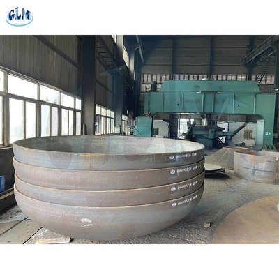 600mm hingga 4000mm Diameter Torispherical Dished Tank Head End Dimensi Baja Karbon