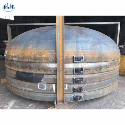 ASME kapal tekanan elips kepala piring titanium SA36 baja karbon