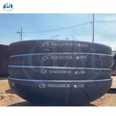 1600mm Diameter 38mm Ketebalan Kepala elips 2 1 Dimensi Torisferical Dished
