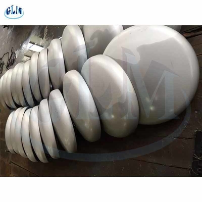300mm X 3mm S235 Kepala piring elips untuk pipa Fitting 2 1 Dimensi