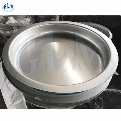 LN2 Q235 Tangki flat dished head baja karbon 89mm 100MM