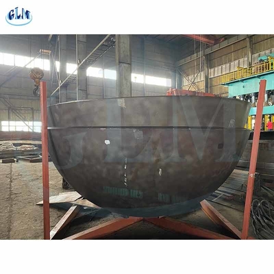 Baja Karbon Ellipsoidal Dished Tank Heads 2mm Untuk 300mm Titanium Alloy Untuk Boiler