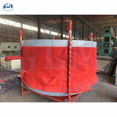 89mm SS304 SS316 Stainless Steel Dish Head Torispherical Head Untuk Penutup Pipa