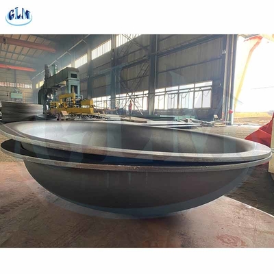 Aluminium Ellipsoidal Dish End Pressure Vessel End Cap 10000mm Untuk Tangki Penyimpanan