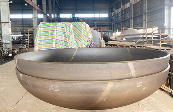 12000MM 3MM Ss304 Semi Elips Kepala Piring Dimensi 2 Untuk 1 Hemisferik