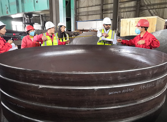ASME 1000MM Kepala piring baja tahan karat