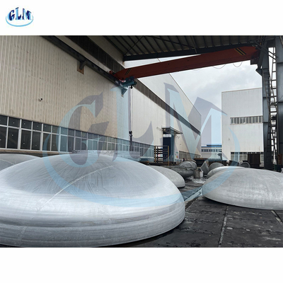 2800 * 12mm 316 Stainless Steel Dish Head Untuk Tangki Penyimpanan Energi Termal