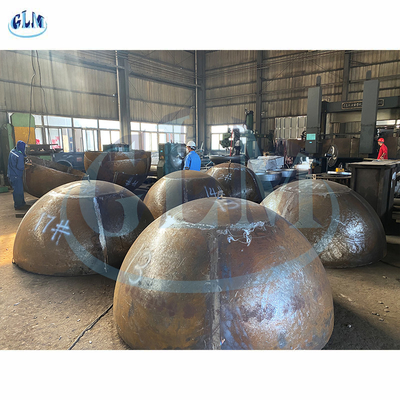 3800 * 70 mm SA516 Kepala Tangki Hemisferik Untuk Boiler Kapal Tekanan