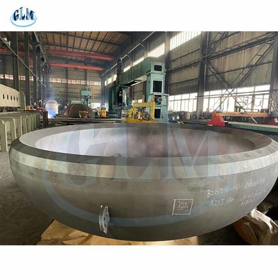 DIN 28011 Kepala piring torispherical Di baja karbon stainless steel Titanium piring ujung
