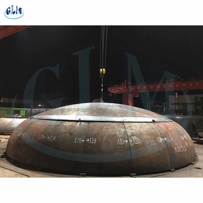 Diameter 4800mm 304l Kepala piring elips 2: 1 Ketebalan 20mm
