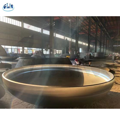 ASTM A516GR60 Kepala elips tanpa jahitan 2:1 2300mm Diameter 15mm Ketebalan