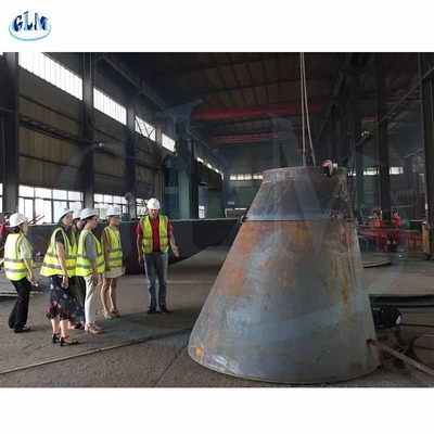 SA516 Gr70 Kepala piring kerucut Diameter 2500mm