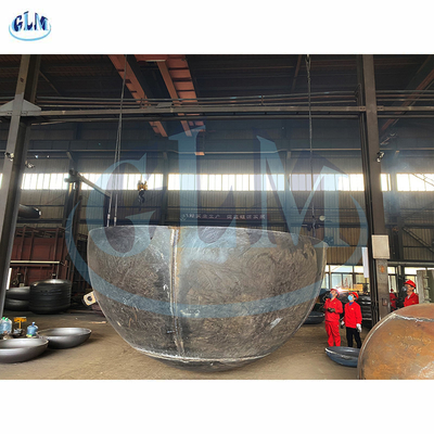 Kepala tangki yang tersegmentasi dengan baja karbon 4800mm Diameter 20mm tebal