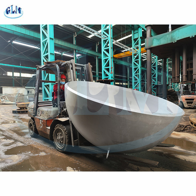 Baja Karbon Semi Hemispherical End Cap Diameter 3800mm Ketebalan 60mm