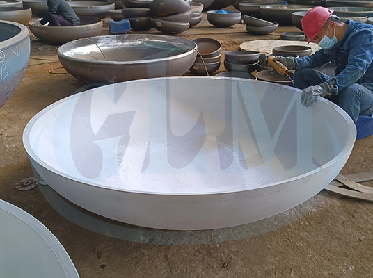 Kepala tangki stainless steel, ujung semisellipsoidal