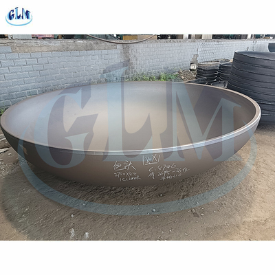 Baja Karbon 2: 1 Kepala Tangki Elips 2700mm Diameter 44mm Ketebalan