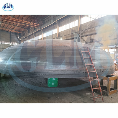 6500mm Diameter Elipsoidal Dished End Dengan 10% Rasio Pengurangan