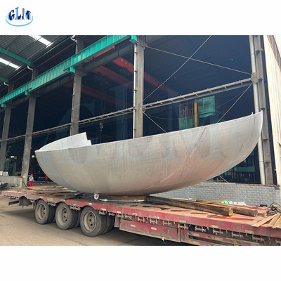 21 Kepala Piring Elipsoidal Kepala Tangki Baja Ringan Untuk Tangki Minyak Kimia Air