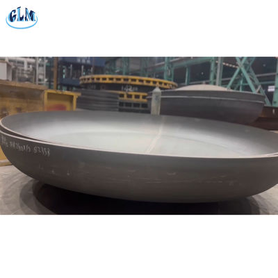 Q235B Baja Karbon Torispherical Dished Head End Dengan Pengolahan Panas Dan Standar Tinggi