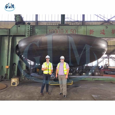 2mm 200mm ASME Pressure Vessel Dish Ends Ms Dish End Bentuk elips