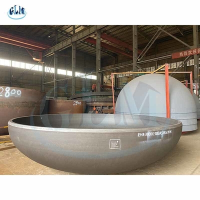 Aluminium Asme Eliptik Baja Karbon Kepala Piring