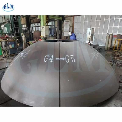 1000mm 6mm Hemispherical Dished Tank Heads Half Sphere Nickel Alloys