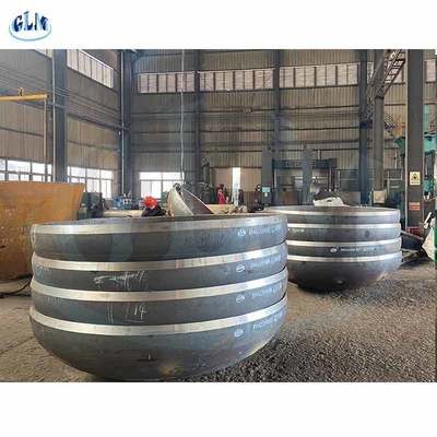 ASME Cold Pressing SS Material Kepala piring elips
