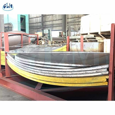 4000mm LNG LPG Tangki Kepala Bola Hot Forming ASME Torispherical Dish End