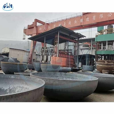 89mm 10000mm SS Eliptik Torispherical Dished Kepala Untuk Tangki Gas LPG